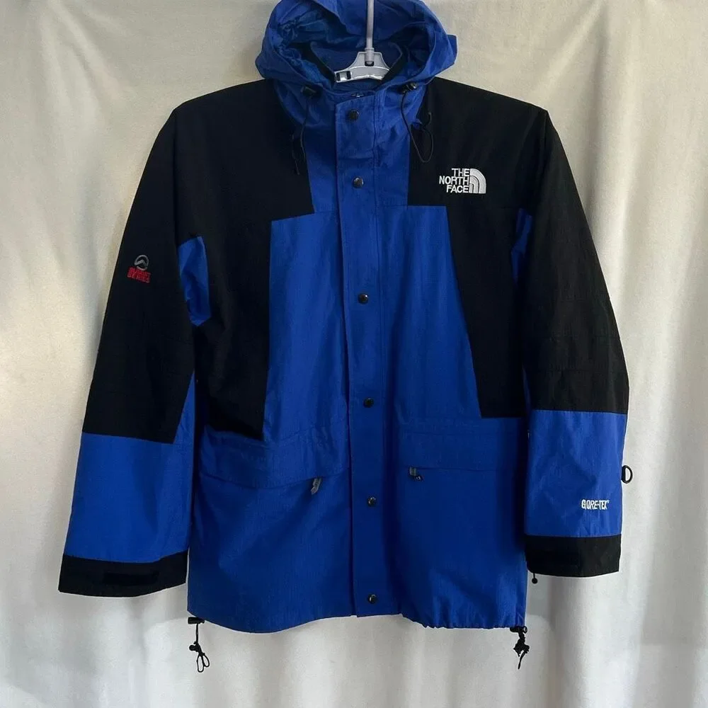 Vtg The North Face Summit Series Gore-Tex Mountain Jacket Coat Mens Sz XXL Blue